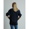 Chemise navy col officier Leticia - 'S Max Mara - Mademoiselle Pearl