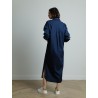 Robe chemise navy en coton - Andrea Lev - Mademoiselle Pearl