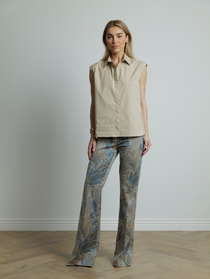 Pantalon a motifs - Paisley jacquard - Etro - Mademoiselle Pearl