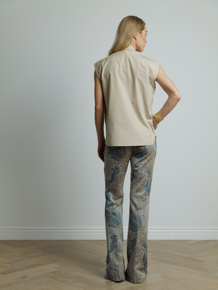 Pantalon a motifs - Paisley jacquard - Etro - Mademoiselle Pearl