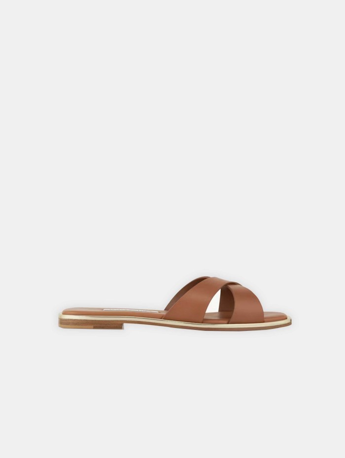 Mules en cuir - Divine Slide - Aquazzura - Mademoiselle Pearl