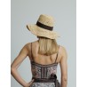 Chapeau fedora en paille de raphia - Kate - Maison Michel - Mademoiselle Pearl