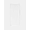 Jupe mi-longue blanche - Charme - Max Mara - Mademoiselle Pearl