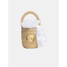 Panier en raphia - Bucket bag - Patou - Mademoiselle Pearl