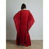 Robe caftan rouge - Lanvin - Mademoiselle Pearl
