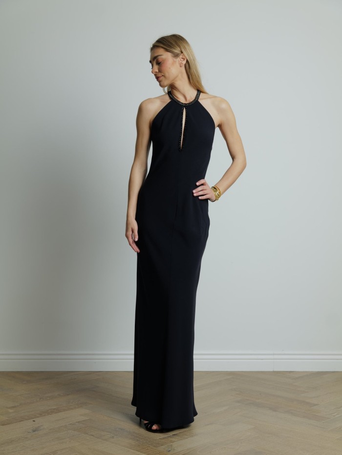 Robe longue noire - Fernet - Max Mara Studio - Mademoiselle Pearl