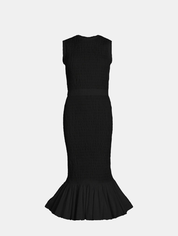 Robe sans manches noire - Patou - Mademoiselle Pearl