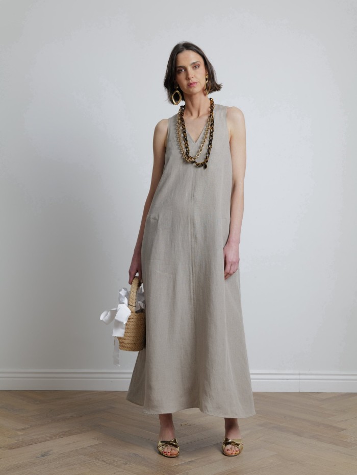 Robe en lin - Simeone - Max Mara - Mademoiselle Pearl