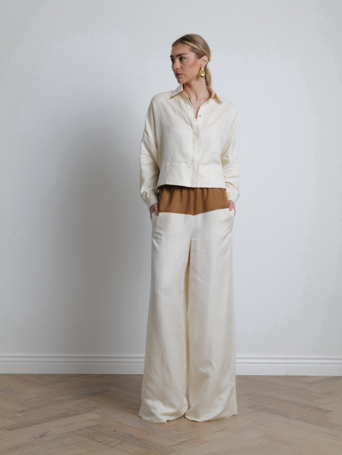Pantalon en lin - Gestro - Max Mara - Mademoiselle Pearl