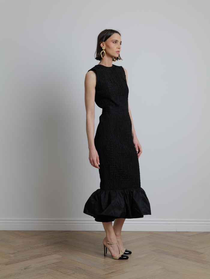 Robe sans manches noire - Patou - Mademoiselle Pearl