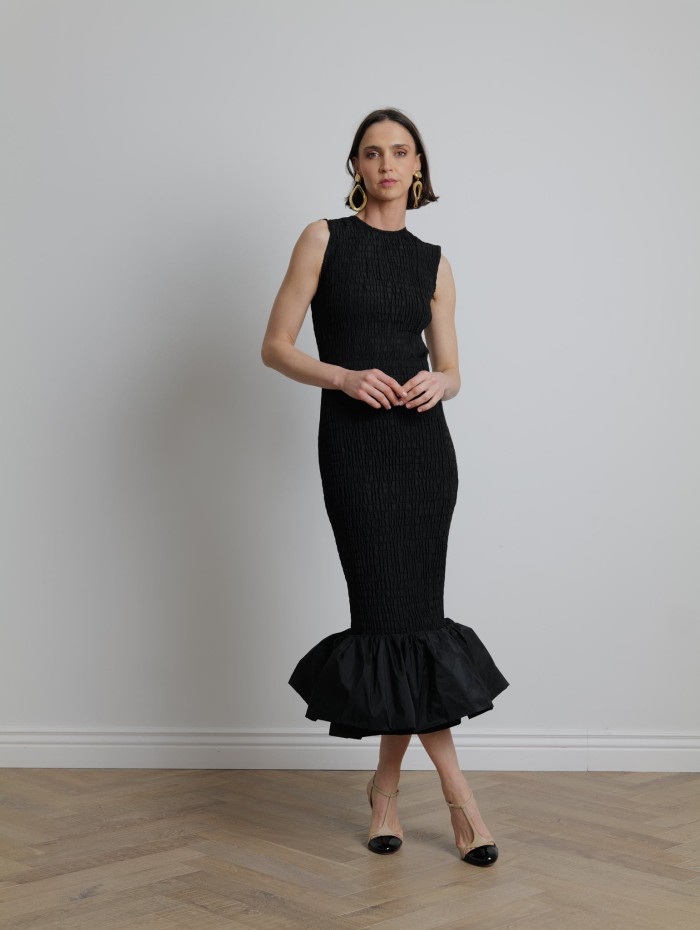 Robe sans manches noire - Patou - Mademoiselle Pearl