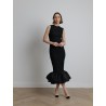 Robe sans manches noire - Patou - Mademoiselle Pearl