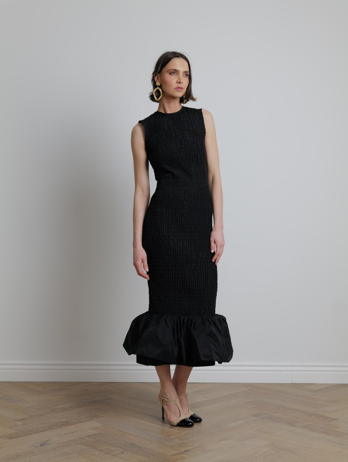 Robe sans manches noire - Patou - Mademoiselle Pearl