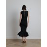 Robe sans manches noire - Patou - Mademoiselle Pearl