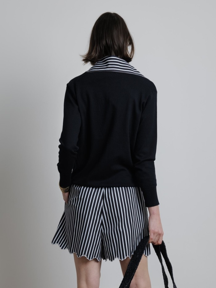 Short en coton rayé - Patou - Mademoiselle Pearl