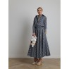 Jupe ample rayée - Long Volume - Patou - Mademoiselle Pearl