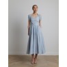 Robe midi bleu ciel - Patou - Mademoiselle Pearl