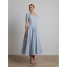 Robe midi bleu ciel - Patou - Mademoiselle Pearl