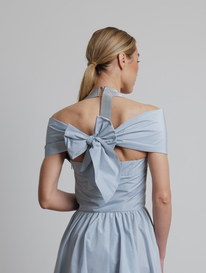 Robe midi bleu ciel - Patou - Mademoiselle Pearl