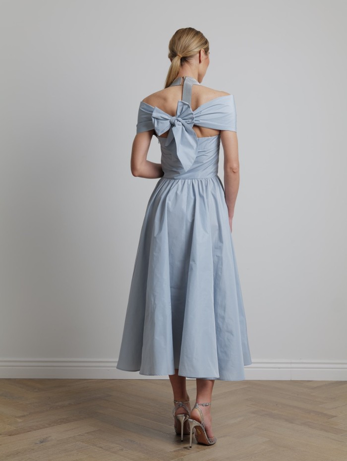 Robe midi bleu ciel - Patou - Mademoiselle Pearl