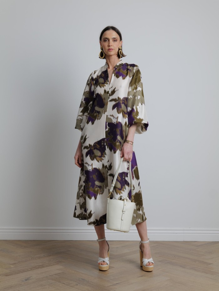 Robe longue en soie - Maesa - Max Mara - Mademoiselle Pearl