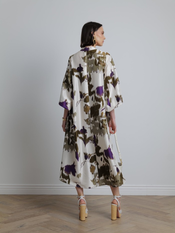 Robe longue en soie - Maesa - Max Mara - Mademoiselle Pearl