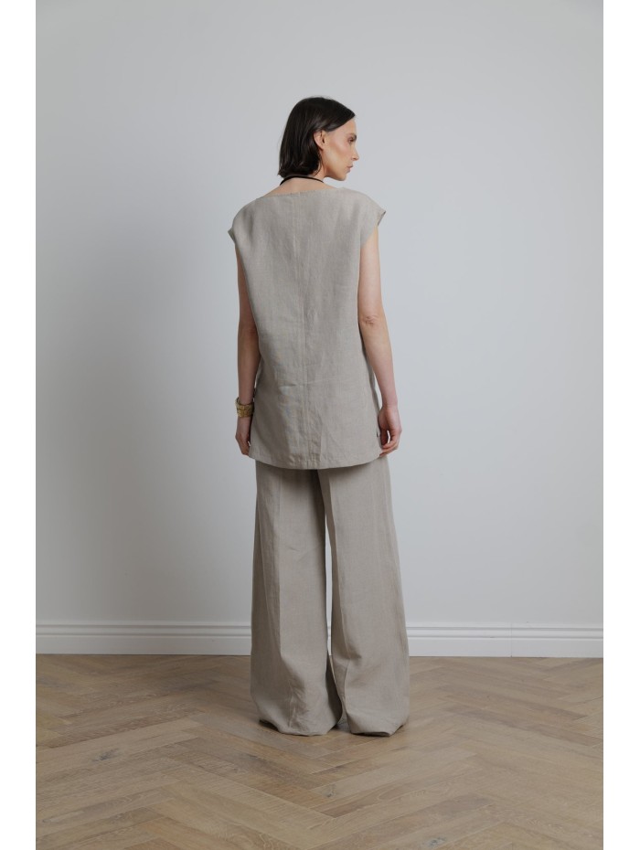 Pantalon en lin - Sequoia - Max Mara - Mademoiselle Pearl