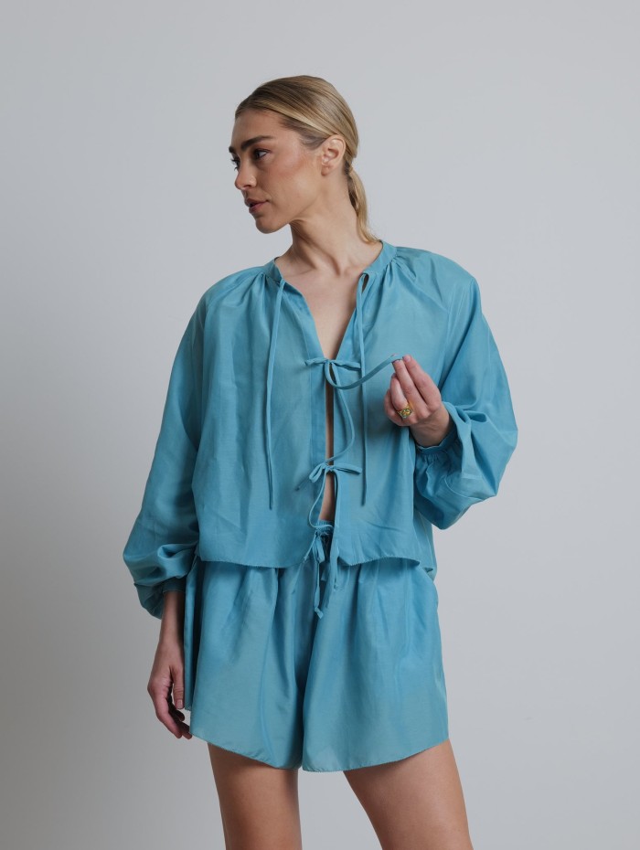 Caleçon bleu - Leonardo - Love stories - Mademoiselle Pearl
