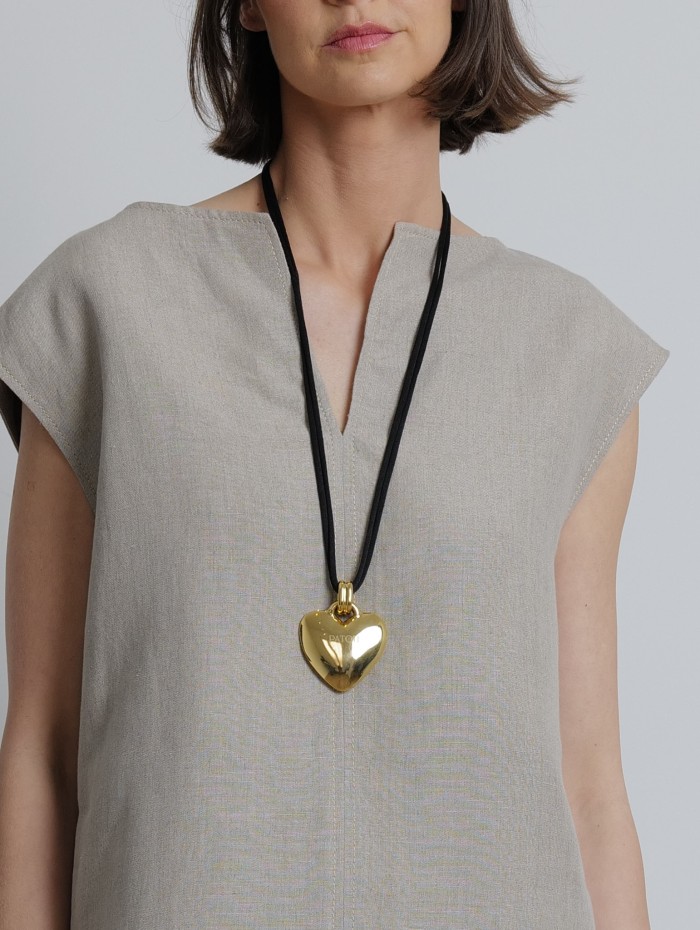 Collier à pendentif coeur - Patou - Mademoiselle Pearl