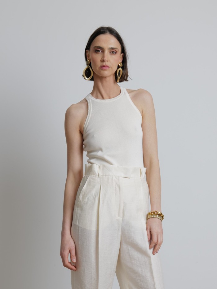 Débardeur en coton - Arnes - Max Mara - Mademoiselle Pearl