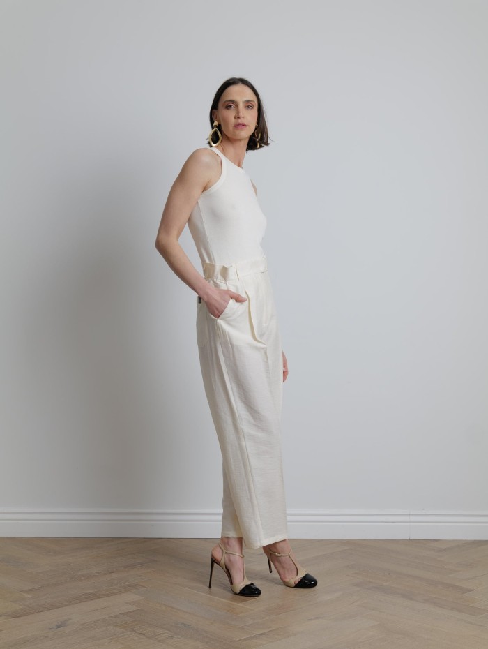Pantalon à pinces - Efedra - Max Mara - Mademoiselle Pearl