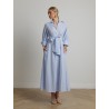 Robe chemise bleue - cordelia - Mademoiselle Pearl