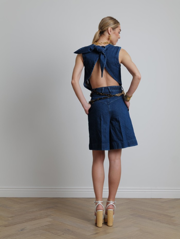 Top en jean - Patou - Mademoiselle Pearl