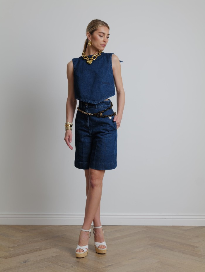 Bermuda en denim - Patou - Mademoiselle Pearl