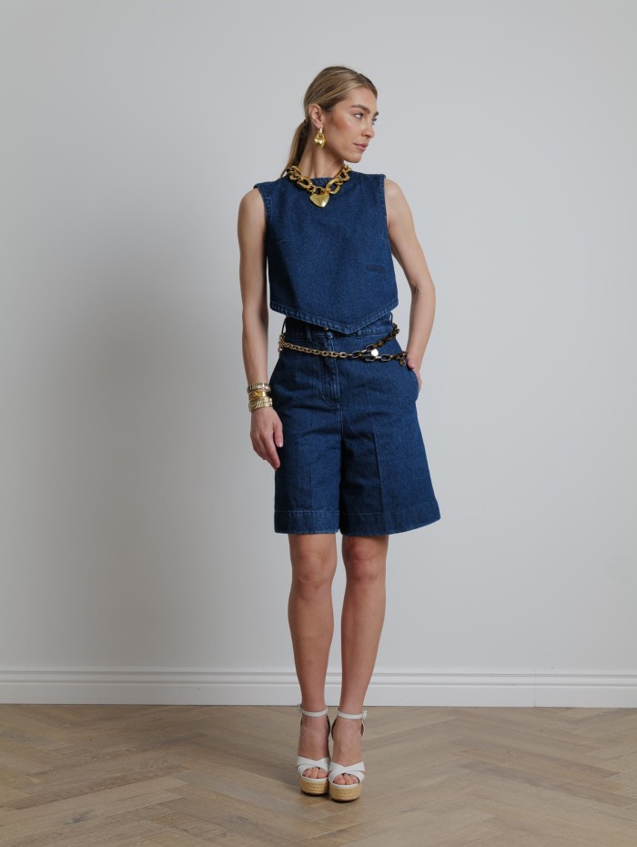 Bermuda en denim - Patou - Mademoiselle Pearl