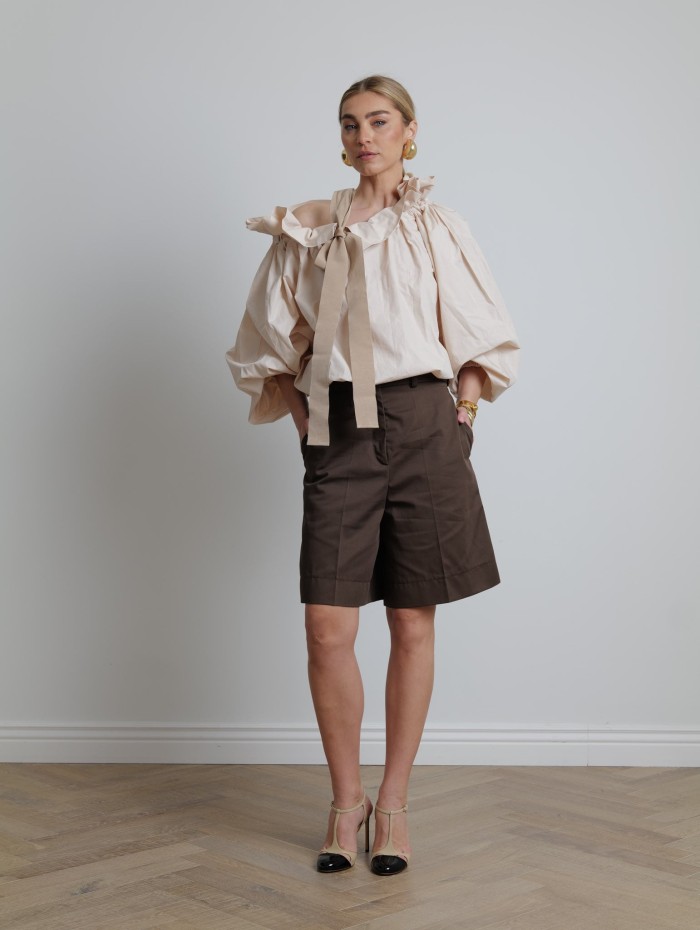 Bermuda marron - Patou - Mademoiselle Pearl