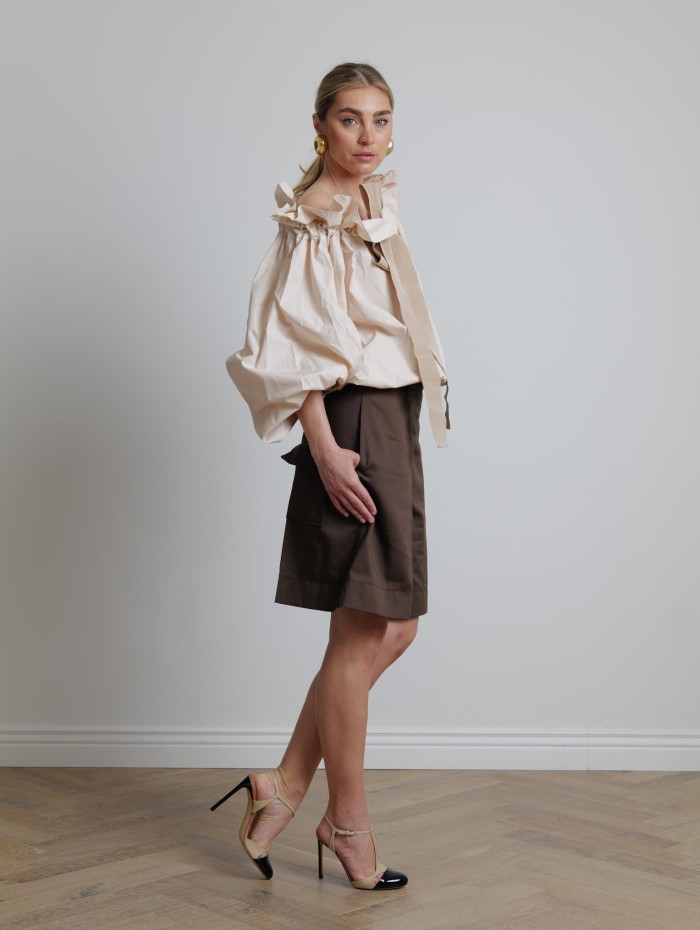 Bermuda marron - Patou - Mademoiselle Pearl