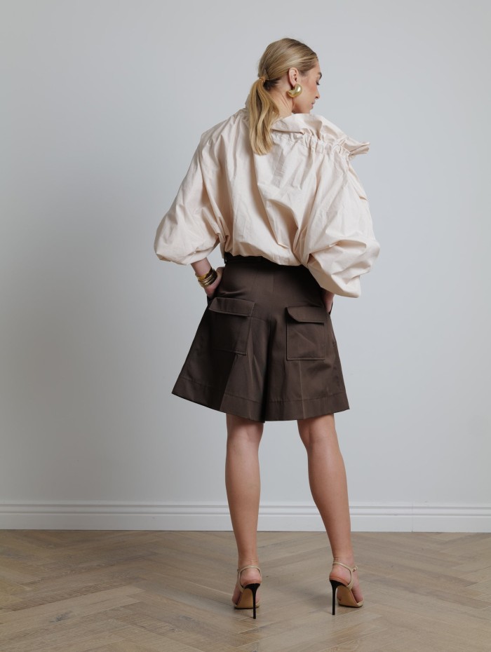 Bermuda marron - Patou - Mademoiselle Pearl