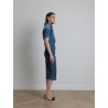 Sportmax - Robe longue en jean