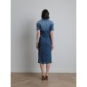 Sportmax - Robe longue en jean