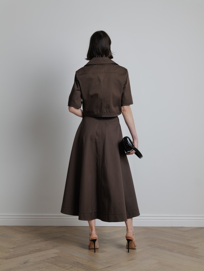 Veste crop en coton - Patou - Mademoiselle Pearl