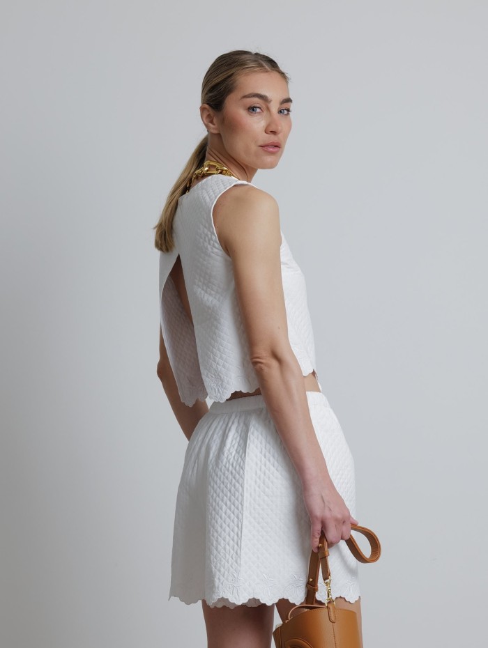 Short matelassé - Patou - Mademoiselle Pearl