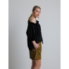 Top en coton noir - Patou - Mademoiselle Pearl