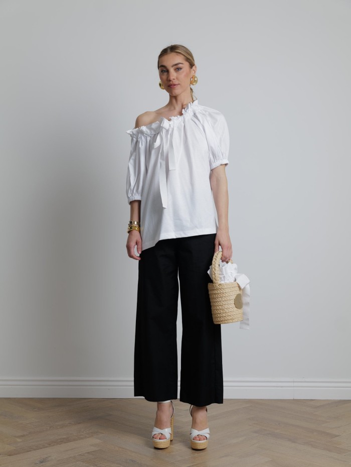 Top en coton blanc - Patou - Mademoiselle Pearl