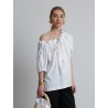 Top en coton blanc - Patou - Mademoiselle Pearl