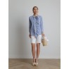 Bermuda en coton blanc - Patou - Mademoiselle Pearl