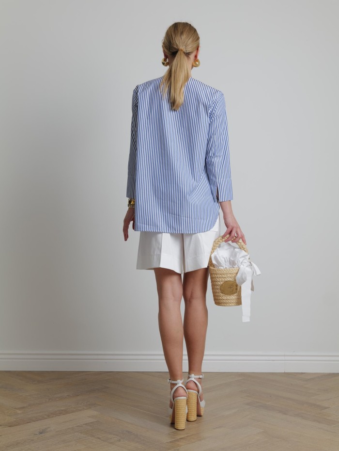 Bermuda en coton blanc - Patou - Mademoiselle Pearl