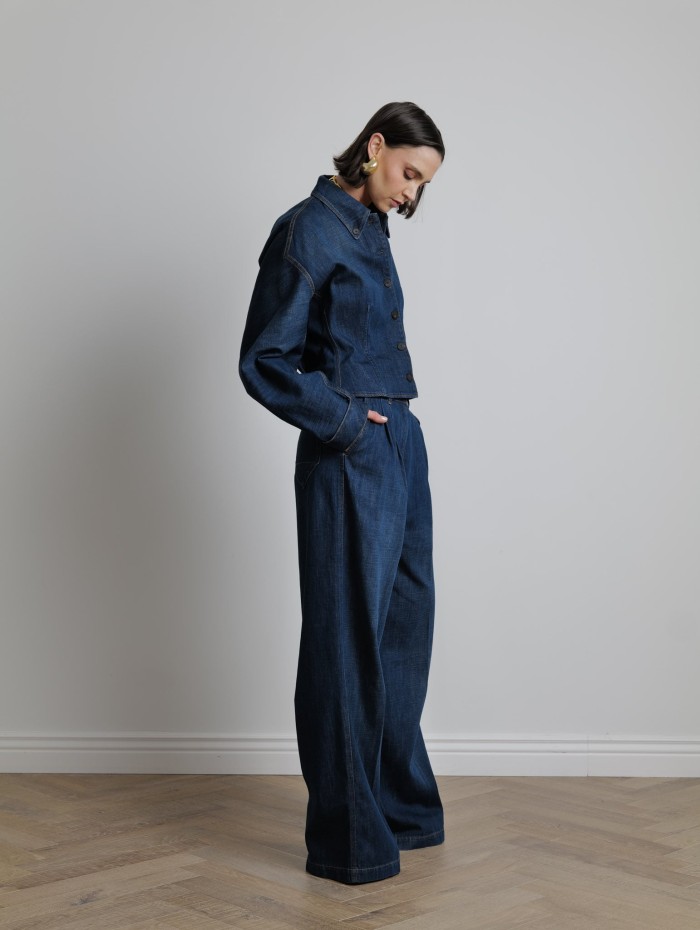 Veste en denim - Lanvin - Mademoiselle Pearl