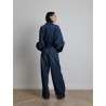 Pantalon à pinces en denim - Lanvin - Mademoiselle Pearl