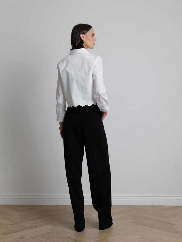 Pantalon taille haute - Neottia - Max Mara Studio - Mademoiselle Pearl